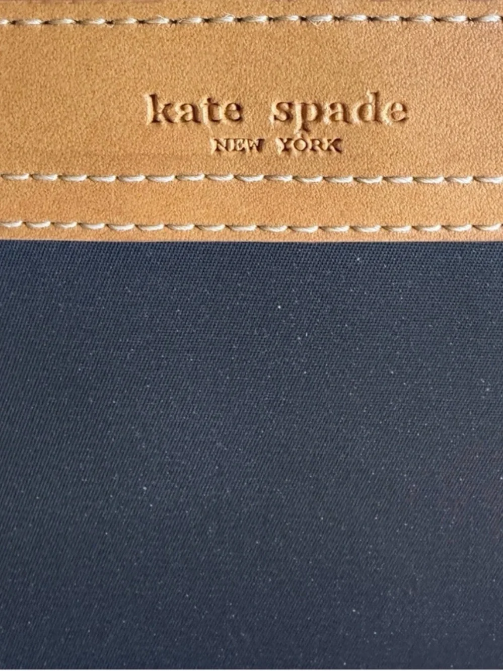 kate spade Black and Tan Colorblock Leather Satchel with Matching Wallet